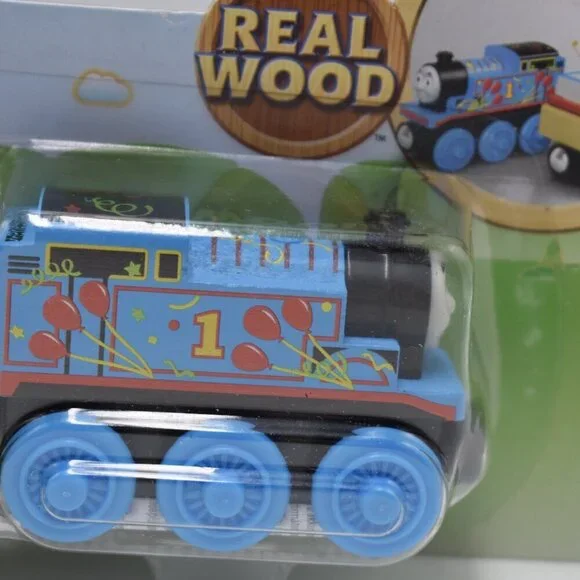 Happy Birthday Thomas & Cake Cargo Car - Thomas & Friends Wooden Railway Trains - Picture 3 of 10